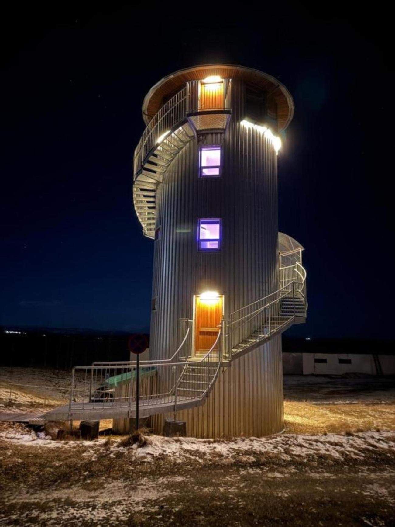 Klettar Tower Iceland Fludir Buitenkant foto