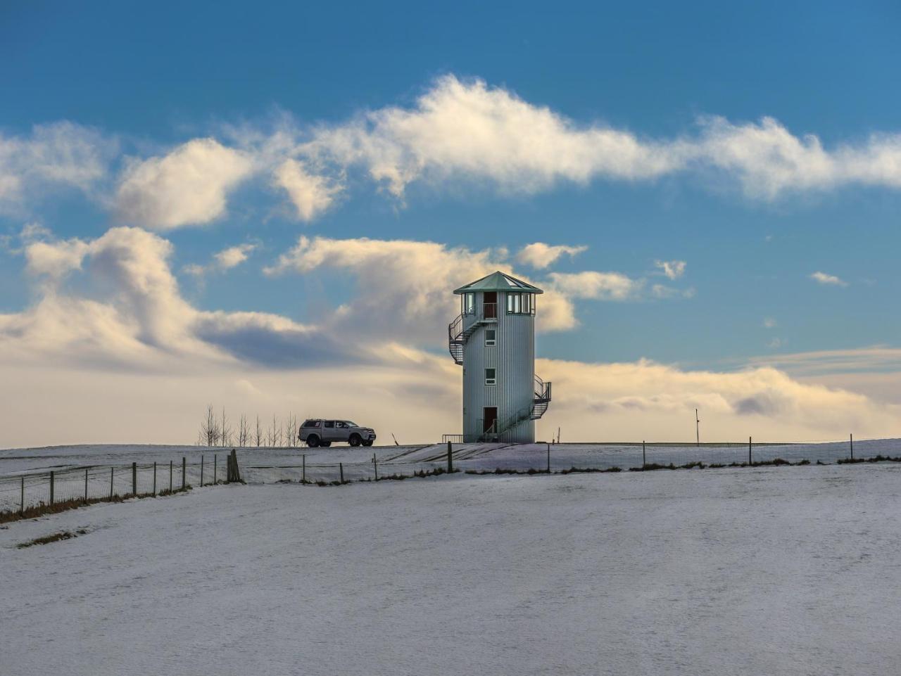 Klettar Tower Iceland Fludir Buitenkant foto